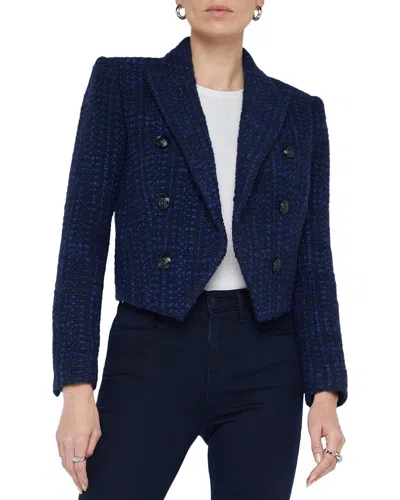 L Agence L'agence Lila Boxy Wool-blend Blazer