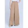 L Agence L'agence Lillian Pull-on Wide Leg Pants In Cappuccino