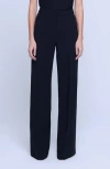 L Agence L'agence Livvy High Rise Tux Trousers In Black