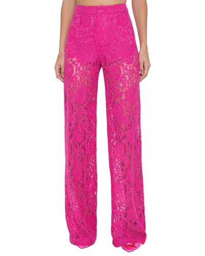 L Agence L'agence Livvy Straight Leg Trouser In Pink