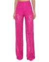 L Agence L'agence Livvy Straight Leg Trouser In Red