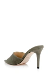 L Agence L'agence Lolita Pointed Toe Sandal In Green Suede