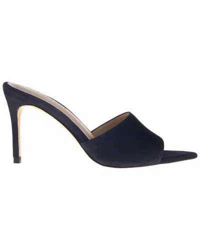 L Agence L'agence Lolita Suede Mule In Blue