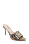 L Agence L'agence Lolita Vii Slide Sandal In Burnt Umber