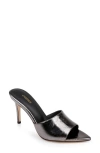 L Agence L'agence Women's Lolita Vii Pointed High Heel Sandals In Gunmetal Leather