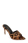 L Agence L'agence Women's Lolita Vii Pointed High Heel Sandals In Leopard Hair Calf
