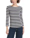 L'agence Lucille Boatneck Short Shirt In Multi