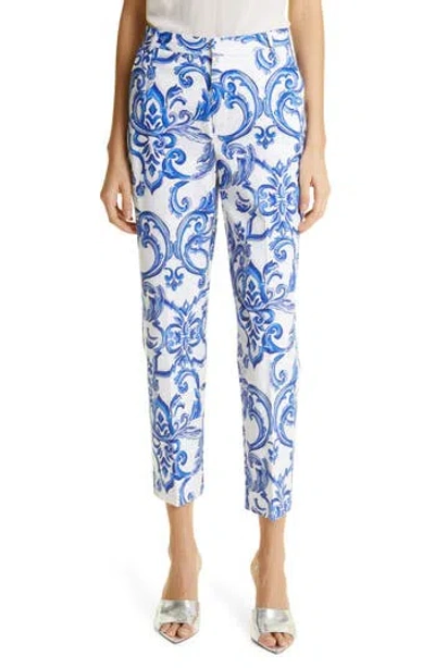 L AGENCE L'AGENCE LUDIVINE STRETCH COTTON ANKLE TROUSERS