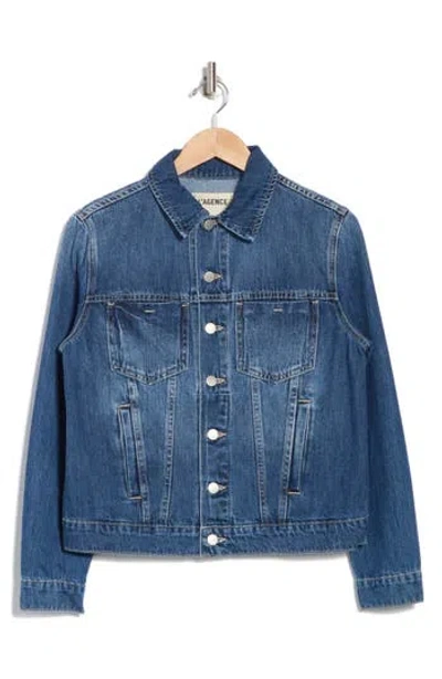 L Agence L'agence Women's Mack Oversized Denim Jacket In Brentwood