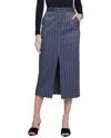 L'agence Madonna Pinstripe Midi Pencil Skirt