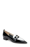 L Agence L'agence Maelys Pointed Toe Penny Loafer In Multi