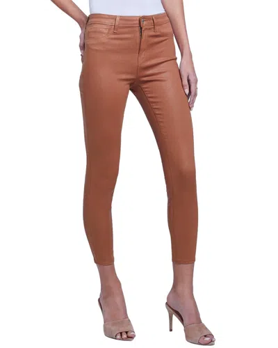 L Agence L'agence Marguerite Java Mineral Coated High-rise Skinny Jean In Java Coated