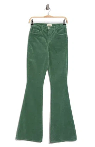 L'agence Marty High Rise Flare Leg Jeans In Frosty Spruce
