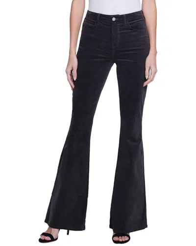 L Agence L'agence Marty High-rise Flare Pant In Black