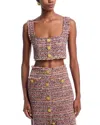 L'agence Maylin Tweed Top In Multi
