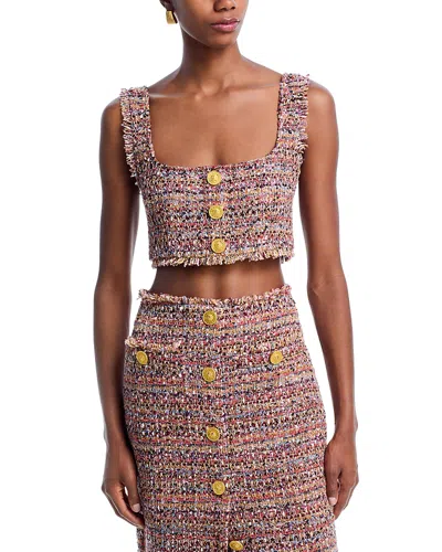 L'AGENCE L'AGENCE MAYLIN TWEED BRALETTE TOP
