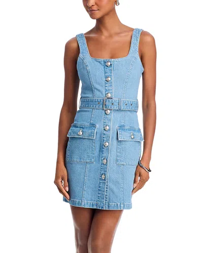L AGENCE L'AGENCE MIDY BUTTON FRONT TANK DRESS