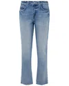 L Agence L'agence Milana Low-rise Ravine Stovepipe Jean In Blue