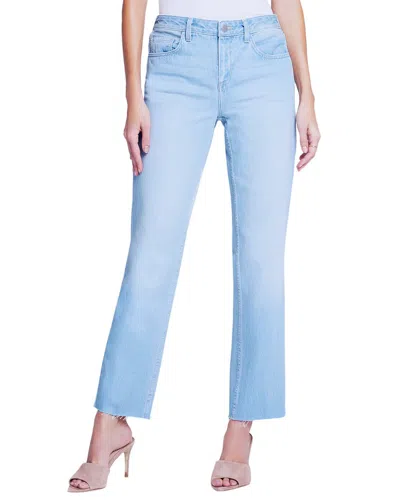 L Agence L'agence Milana Low-rise Stovepipe Jean In Blue