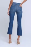 L Agence L'agence Mira Crop Micro Bootcut Jeans In Woodbridge