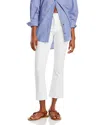 L Agence Mira Ultra High-rise Crop Micro Bootcut Jeans In Lilac Snow