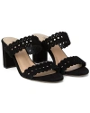 L AGENCE L'AGENCE NAOMI SUEDE & LEATHER SANDAL