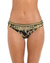 L Agence Baroque Nicole Classic Bikini Bottoms In Black