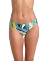 L Agence L'agence Nicole Belt Print Classic Bikini Bottoms