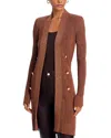 L Agence Noe Double Breasted Cardigan In Fawn In Fawn