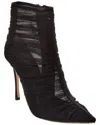 L Agence L'agence Noemie Satin Bootie In Black