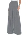L Agence L'agence Nova Pleated Pant In Gray