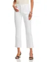 L Agence L'agence Noya High Rise Slim Flare Jeans In Blanc