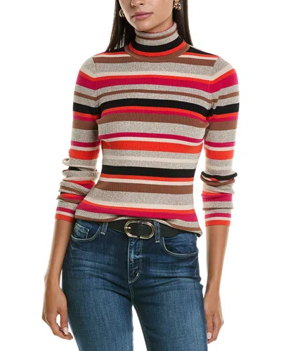 L AGENCE L’AGENCE OLENE STRIPE TURTLENECK TOP