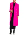 L Agence L'agence Olina Double Breasted Belted Coat In Berry Pink