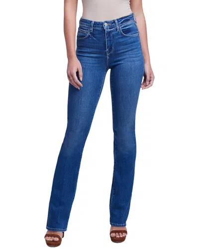 L Agence L'agence Oriana High-rise Straight Toledo Straight Leg Jean In Blue