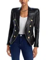 L AGENCE L'AGENCE OTTILIE LEATHER BLAZER