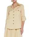 L Agence L'agence Pearson Military Blouse