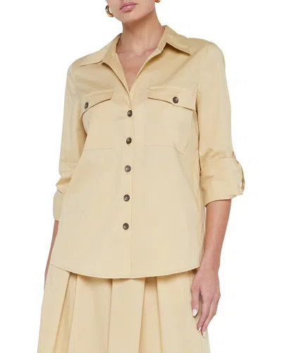 L Agence L'agence Pearson Military Blouse
