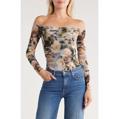 L Agence L'agence Peonie Off The Shoulder Bodysuit