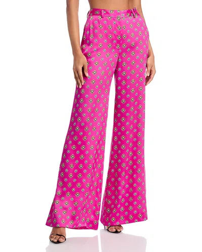 L Agence L'agence Pilar Silk Wide Leg Pants