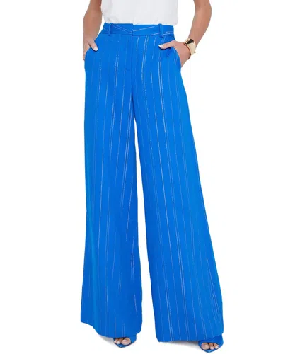 L Agence L'agence Pilar Wide Leg Pant In Blue