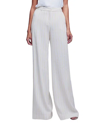 L Agence L'agence Pilar Wide Leg Pant In Neutral
