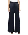 L Agence L'agence Pilar Wide Leg Silk Pants In Black