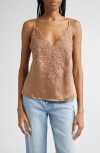 L Agence L'agence Priya Lace Silk Camisole