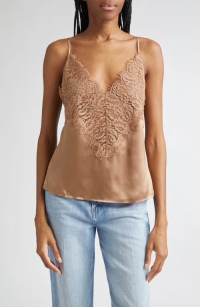 L Agence L'agence Priya Lace Silk Camisole
