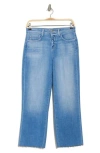 L Agence L'agence Raw Hem Straight Leg Jeans