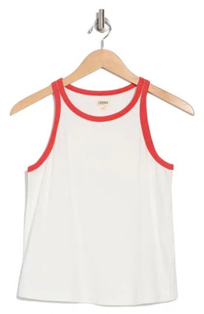 L Agence L'agence Rayne Contrast Trim Tank