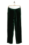 L Agence L'agence Rebel Straight Leg Trousers In Forest Green