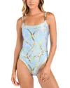 L Agence L'agence Remi One Piece Swimsuit In Sky