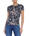 L Agence Ressi Fitted Tee In Gray